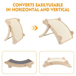 ของเล่นข่วนเล็บสัตว์เลี้ยง 3 in 1 แผ่นขัดเล็บ ฝึกเล็บ แผ่นรองข่วนเล็บ - Product Image 2