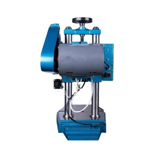 <b>Small</b> Double Column Electric Desktop Punch Press Equipment Hydraulic Ironworker for Bench and Column Press - Product Image 2