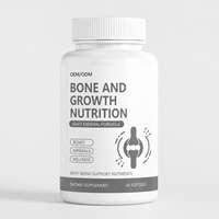 Capsules de croissance en herbes personnalisables en marque blanche (OEM), supplément nutritionnel naturel à base de plantes, 60 unités