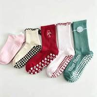 Chaussettes de yoga et de Pilates personnalisées en gros, antidérapantes, avec logo et emballage personnalisés, fabricant OEM, faible MOQ, approvisionnement direct usine