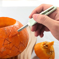 3-delige meloenbolletjeslepelset, fruitmes, multifunctioneel meloen-/cantaloupe-/watermeloenverwerkingsgereedschap voor de keuken