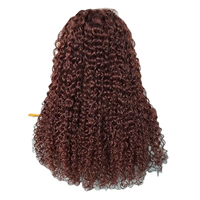 Perruque sans colle en dentelle HD avec cheveux de bébé Remy, densité 200%, en cheveux humains vietnamiens bruns pour femmes noires, idéale pour les événements communautaires