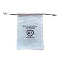 Sacs en coton mousseline écologiques personnalisés avec logo, sacs à cordon pour cadeaux