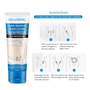 Crème corporelle anti-vergetures à l'extrait d'<span class=keywords><strong>escargot</strong></span>, soin réparateur hydratant pour la peau pendant la grossesse et la maternité, marque privée, vente en gros, OEM - Product Image 4