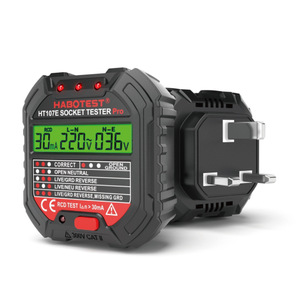 전기 소켓 Teste 미국 EU 영국 소켓 콘센트 테스터 테스트 전원 소켓 콘센트 테스터 전압 테스트 백라이트이있는 LCD 디스플레이 - Product Image 4