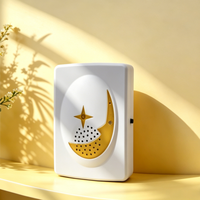 Sonnette de porte sans fil à piles avec 32 mélodies, design moderne, portée de 100 m, facile à utiliser, pour appartement, école, hôtel