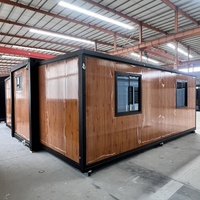 Maisons Containers Dépliables Prêtes à l'Emploi en Gros 30ft 40ft 2 Chambres pour Salon Restaurant