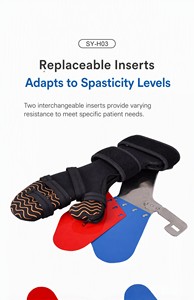 Férula de <span class=keywords><strong>mano</strong></span> para reposo post-ictus, inmovilizador nocturno para túnel carpiano, estabilizador de muñeca y dedos para rehabilitación de atrofia muscular - Product Image 5