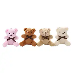 Venda quente China Barato Colorido Plush Brinquedos 10cm Pp Algodão Pequeno Urso De Pelúcia