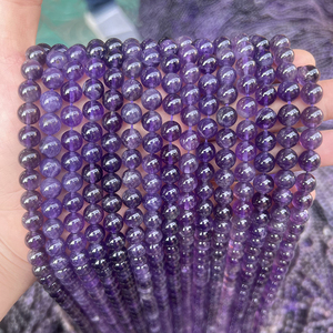 Perles en pierre naturelle Perles en cristal <span class=keywords><strong>Malachite</strong></span> Oeil de tigre Améthyste Lapis Lazuli Citrine Perles en vrac pour bracelet bijoux bricolage - Product Image 3