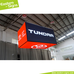 Trung Quốc Nhà sản xuất nhôm căng thẳng vải trần vuông triển lãm thương mại quảng cáo treo dấu hiệu biểu ngữ với đèn và LED Strip - Product Image 2