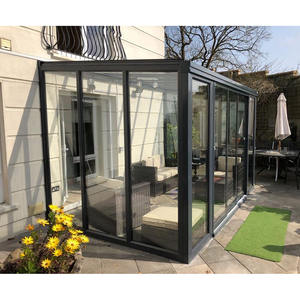 Personalizada de pie de aluminio de doble vidrio templado Sunrooms casa de verano prefabricado invierno jardín habitación Casa <span class=keywords><strong>Solarium</strong></span> - Product Image 4