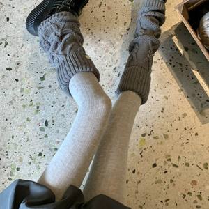 กางเกงเลกกิ้งทรงสลิมมิ่งผ้าฝ้ายสีเนื้อลายทางกว้างซีรีส์ Miu บางเล็กน้อย โปร่งแสง ระดับกึ่งโปร่งใส ช่วยกระชับสะโพก - Product Image 4