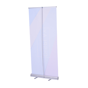 Supporto pubblicitario con Banner Roll up in alluminio Standard - Product Image 4