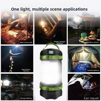 Lampe torche LED haute puissance rechargeable par USB, portable, multifonctionnelle, pour le camping, les activités de plein air, les situations d'urgence
