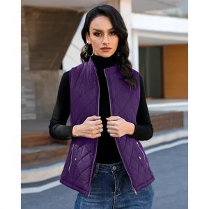Chaleco Acolchado para Mujer, Ligero, Sin Mangas, con 4 Bolsillos, Corte Favorecedor para Otoño e Invierno - Product Image 2