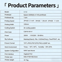 Impresora UV LED Multifuncional de Alta Calidad A4, Impresora Plana de 30 cm con Cabezal de Impresión XP600, Tinta UV Automática Nueva, Impresoras Epson
