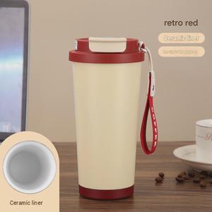 Gobelet isotherme intelligent en acier inoxydable à double paroi pour voiture, portable, pour café, idée cadeau - Product Image 6