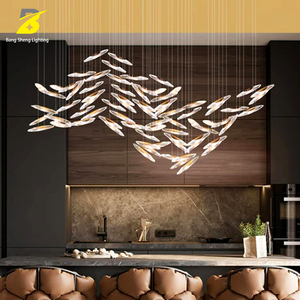 Lustre en cristal en forme d'<span class=keywords><strong>oiseau</strong></span> volant - Éclairage dynamique <span class=keywords><strong>de</strong></span> luxe pour escalier d'hôtel/galerie d'art - Product Image 2
