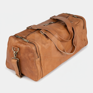 Pakistán hizo precio al por mayor de alta calidad de cuero bolsas de lona al aire libre uso de cuero bolsas de lona en servicio OEM - Product Image 1