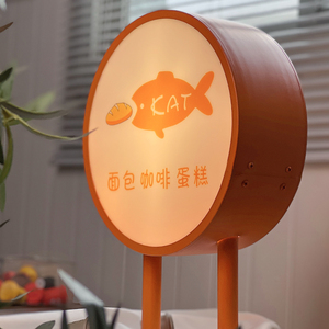 Colorful Side-mounted Vòng <span class=keywords><strong>lightbox</strong></span> hai mặt chiếu sáng logo treo tường biển quảng cáo Acrylic Hộp đèn quảng cáo hộp - Product Image 5