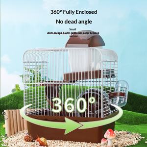 Grande cage pour hamster 47 - Kit complet de luxe pour hamster syrien - Fournitures pour petite maison d'animaux - Product Image 4