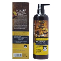 Shampooing et revitalisant de la série de soins capillaires à l'huile d'argan naturelle sans sulfate, design populaire, Maroc