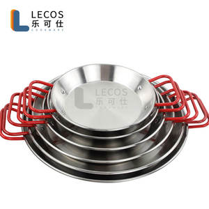 Venta al por mayor personalizado Camping Gathering Alicante Cooking Serving Pan Set grande tradicional valenciana de acero inoxidable Paellera Pan - Product Image 2
