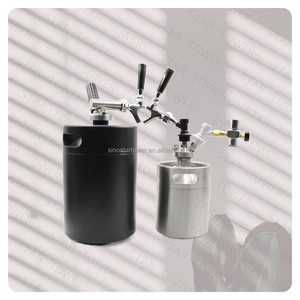 Mini <span class=keywords><strong>Barril</strong></span> <span class=keywords><strong>de</strong></span> <span class=keywords><strong>Cerveza</strong></span> Personalizable <span class=keywords><strong>de</strong></span> 5L, <span class=keywords><strong>Dispensador</strong></span> Casero <span class=keywords><strong>para</strong></span> Beber <span class=keywords><strong>Cerveza</strong></span>, <span class=keywords><strong>Barril</strong></span> <span class=keywords><strong>de</strong></span> CO2 Vacío en Acero y Metal, Logotipo Personalizable - Product Image 2