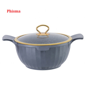 Roman Column Die <b>Cast</b> Cookware Set 8 Piece Non Stick Aluminum Saucepan Frying Pan Oven Safe <b>Hand</b> Wash Only - Product Image 4