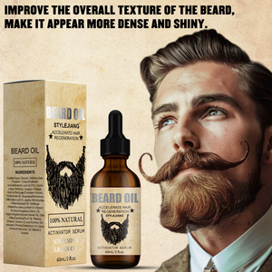 Oem/ODM bán người đàn ông chăm sóc râu Sản phẩm của người đàn ông chải chuốt râu dầu nhãn hiệu riêng Hữu Cơ tóc râu dầu tăng trưởng - Product Image 5