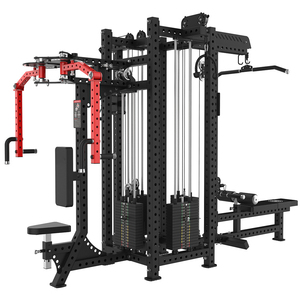 Nhà máy tùy chỉnh 4-trạm phòng tập thể dục máy: Smith máy, cáp chéo, Squat Rack & băng ghế dự bị Báo Chí-tất cả-trong-một thiết bị thương mại - Product Image 2