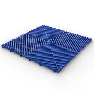 Modern Design PP Plastic Interlocking Garage <strong>Floor</strong> 18mm Thick <strong>Click</strong> and Adhesive Installation PVC <strong>Vinyl</strong> for Workshop Use - Product Image 5