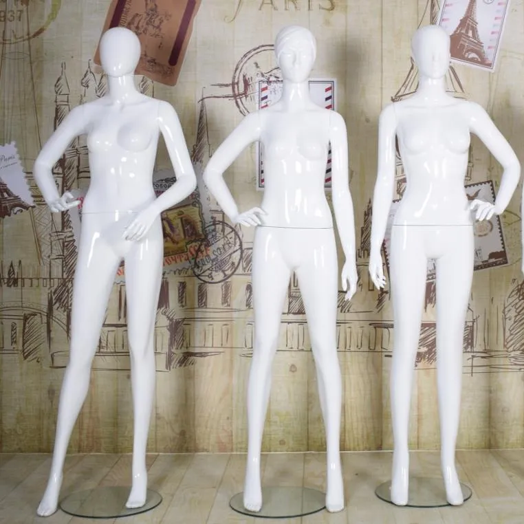 Europea de plástico de tamaño mujer Virtual maniquí de cuerpo completo