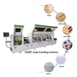 Sperrholz Holzbeulen-Vorabfräsen Kdt Mdf 45 Grad Förderband Kurve tragbar PvC automatische Randbandmaschine Holzbearbeitungsmaschine