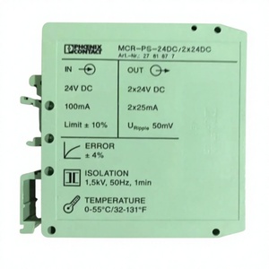 MT-MCR-PS-24DC/2X24DC ยี่ห้อใหม่ 24V ตัวแปลงไฟแบบแยก 24V คู่ 30mA เอาต์พุต IP20 ติดตั้งบนราง DIN สำหรับควบคุมอุตสาหกรรม - Product Image 1