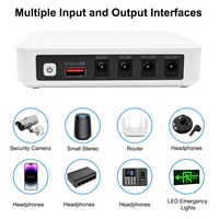 5V 9V 12V Multi sortie en ligne Mini DC UPS batterie de secours pour routeur WiFi Modem batterie externe caméra alimentation sans interruption