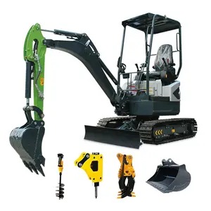 Factory Price China Small Hydraulic Crawler Machine Excavator Mini Excavadora 1 Ton Minibagger Bagger Digger Mini Excavator