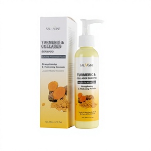 Organic Turmeric Collagen Cleaning <strong>Shampoo</strong> Hair Regrowth Hydrate Silky Shine Oil Control Strengthen Anti-loss Thicken <strong>Shampoo</strong> - Product Image 1