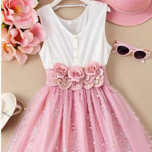 Spedizione casuale in stile Cartoon estivo con abbigliamento Casual per bambini misto all'ingrosso - Product Image 2