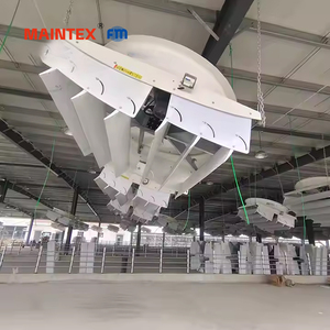 Ventilatore di raffreddamento per stalle da allevamento bovino da 72 pollici, 2.2KW, con trasmissione a cinghia AC, in fibra di vetro, 53000CFM, grande volume d'aria per bestiame - Product Image 1