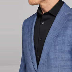 Blazers Classiques Bleus Slim Fit pour Hommes 2025, Haute Qualité, Simple Boutonnage, <span class=keywords><strong>Blazer</strong></span> Casual Business, Grande Taille - Product Image 2