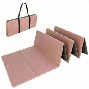 Tapete de Yoga Plegable Profesional para Deportes, Antideslizante, Ecológico, Lavable, Resistente a Desgarros, Material POE, 1 cm de Grosor, Personalizable - Product Image 1