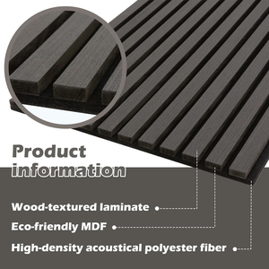 Kasaro Panneaux acoustiques insonorisés Panneaux à lattes en bois Panneaux acoustiques en <span class=keywords><strong>mousse</strong></span> Insonorisation pour hôtel <span class=keywords><strong>dor</strong></span> - Product Image 3