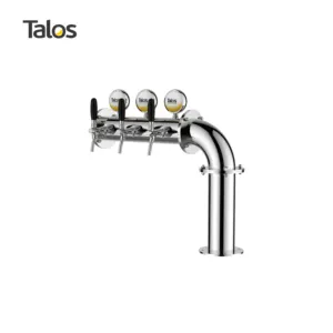 Talos dispensador de bebidas, dispensador de bebidas tipo l 3 vias 102mm de cerveja