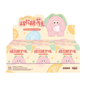 Vente en gros OHKU Giggle Monster Marshmallow Dreams Series Pendentif en vinyle et peluche, boîte mystère, ornement exquis, objets de collection mystérieux - Product Image 1