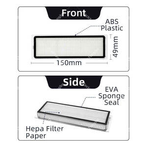 Compatible con <span class=keywords><strong>Xiaomi</strong></span> Dreame <span class=keywords><strong>D9</strong></span> Plus Cepillo principal Filtro HEPA Bolsa de polvo Mopa Accesorios. - Product Image 3