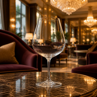Gobelet à vin rouge en cristal écologique pour les événements de mariage et les banquets