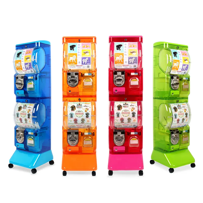 Distributeur de capsules de jouets transparentes personnalisées, Station de jeu pour la distribution de jouets