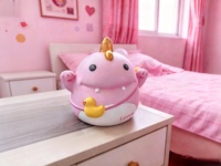 Salvadanaio in Plastica a Forma di Dinosauro Cartone Animato, Giocattoli per Bambini dai 2 ai 14+ Anni, Regalo - Marca HONGBEI, Prodotto a Zhejiang, Cina